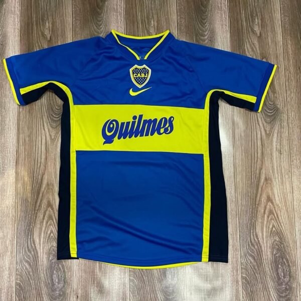 Camiseta Retro Boca Juniors Román 2002