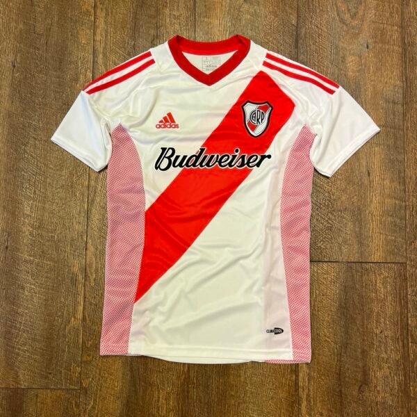 Camiseta Retro Titular River Plate 2002 Blanca