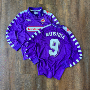 Fiorentina Batistuta Manga Larga Morada