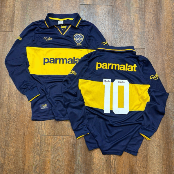 Boca Juniors Parmalat Maradona Manga Larga premium