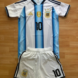 Conjunto Argentina Titular Messi Blanco 2026