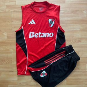 Conjunto River Plate con Musculosa Roja 2026
