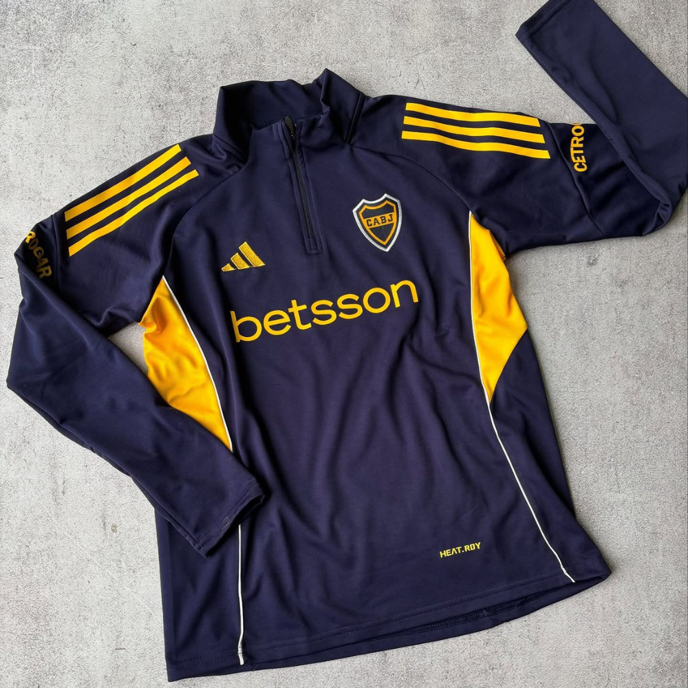 Boca juniors buzo medio cierre 2026